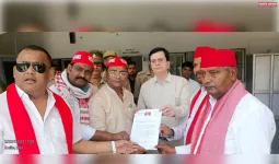 नोएडा में श्रमिक आंदोलन के नाम पर प्रदेश सरकार द्वारा किए जा रहे भीषण दमन के खिलाफ सपाइयों ने जोरदार विरोध दर्ज कराया