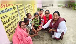 विश्व पर्यावरण दिवस पर बम्हनावा केंद्र में सामूहिक पौधारोपण
