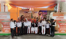 लखनऊ के प्रथम आगमन पर भाजपा के राष्ट्रीय अध्यक्ष नितिन नवीन का भव्य स्वागत