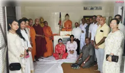 धम्मचक्र प्रवर्तन दिवस पर आनंद बुद्ध विहार में वर्षावास प्रारंभ
