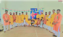 मऊ मिनी स्टेडियम में धूमधाम से मनाया गया 80वां स्वतंत्रता दिवस