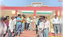 तहसील में कथित भ्रष्टाचार के खिलाफ भाकियू (संजय पाठक) ने खोला मोर्चा
