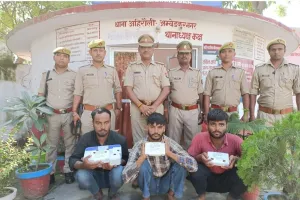 देसी शराब की दुकान पर हुई लूट का हुआ सफल अनावरण, तीन अभियुक्त भेजे गए जेल