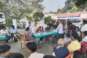 थाना समाधान दिवस पर 5 मामलों का निस्तारण 25 अधर में 