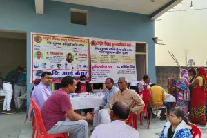 कुशीनगर : सेमरा हर्दों में निश्शुुुुुुुुुुुल्क जांच शिविर, 100 मरीजों का हुआ परीक्षण