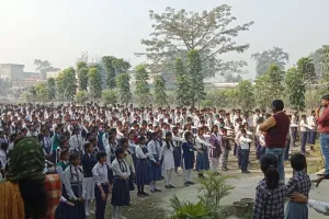 बाल तस्करी मुक्त जनपद बनाने हेतु बच्चों को दिलवायी गयी शपथ