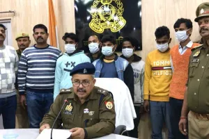 श्रीराम ब्रिक फील्ड पर हुई डकैती का खुलासा करते हुए पुलिस ने 6 डकैतों को गिरफ्तार कर भेजा जेल