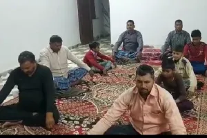 ग्रामीणों को योग के प्रति किया जा रहा जागरूक