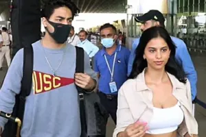 एयरपोर्ट पर अनोखे अंदाज़ में दिखाई दी Suhana Khan, क्रेजी हुए फैंस कहा दीपिका को देती है टक्कर किंग की लाडली
