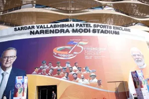 प्रधानमंत्री ने भारत-ऑस्ट्रेलिया टेस्ट मैच से पहले अल्बनीज़ को दिखाया नरेंद्र मोदी स्टेडियम 