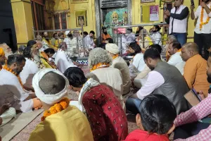 अयोध्या रामकोट परिक्षेत्र की परिक्रमा की तैयारी को लेकर श्रीरामवलल्भा कुंज पर हुई संतों की बैठक