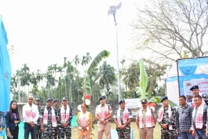 विश्वनाथ के बालीपुखरी मे CRPF के 30 वी बटालियन द्वारा नागरिक सभा