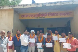 सहकारी संघ खजुरहट पर निर्विरोध अध्यक्ष बने राजीव सिंह, उपाध्यक्ष बने राजकुमार वर्मा 