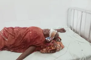 ट्रैक्टर ट्राली और मोटरसाइकिल की भिड़ंत में दो महिला व एक युवक हुआ घायल