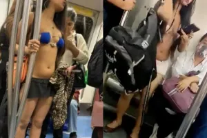 Delhi Metro में दिखी Urfi Javed-2: मेट्रो में मौजूद लोगों की बढ़ी धड़कने, फोटो हुई इंटरनेट पर Viral 