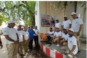 उत्तर मध्य रेलवे प्रयागराज की टीम ने वार्षिक निःशुल्क जल सेवा का किया शुभारम्भ