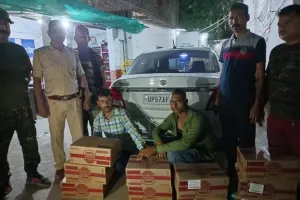 गोपालगंज में 120 लीटर शराब के साथ कुशीनगर, यूपी के दो तस्कर गिरफ्तार