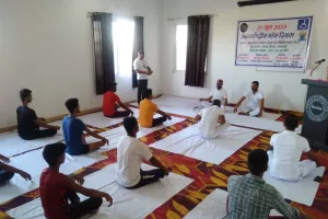 21जून योग दिवस पर बाराबंकी हुआ योगमय