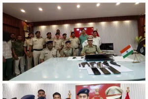 गोपालगंज में बैंक कैशियर हत्या काण्ड में एस आई टी ने तीन को दबोचा,भारी मात्रा में हथियार बरामद