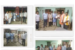  महासंपर्क अभियान के विभिन्न ग्राम सभा में भ्रमण कर वरिष्ठ जनों से जन सम्पर्क किया