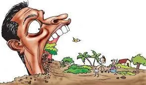 20-25 वर्ष पहले कॉलोनाइजर द्वारा ही बनवाये गए अंबेडकर उद्यान में पड़ोस के एक दबंग ने अवैध कब्जा 