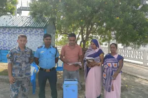 Bihar : प्लस पोलियो अभियान के अंतिम दिन लगा नेपाल के गाईड बांध पर प्रितिरक्षण शिविर