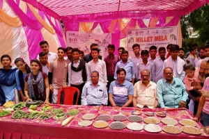 नेहरू युवा केन्द्र जालौन द्वारा मिशन लाइफ के तहत आई टीआई बोहदपुरा में मिलेट मेले का आयोजन संपन्न