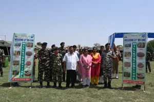 बिहार : 21 वी वाहिनी सशस्त्र सीमा बल ने बगहा मुख्य कार्यालय परिसर में मिलेट फेस्टिवल का किया आयोजन 