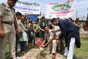 Bagaha : एसएसबी 21 वीं वाहिनी ने विश्व पर्यावरण दिवस पर किया विविध आयोजन
