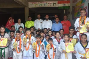 स्टार स्पोर्ट्स क्लब ताइक्वांडो  प्रतिभा सम्मान  समारोह