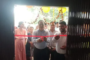 आर्यावर्त बैंक शाखा पल्हरी के नए भवन का हुआ उद्घाटन