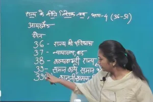 एसडीएम कामिनी ठाकुर ने समझाए नीति निर्देशक तत्व 