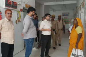 उपजिलाधिकारी ने सीएचसी का किया अवचक निरीक्षण