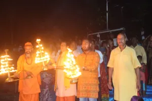 इंडो नेपाल :महाआरती का नारायणी बेलवा घाट पर महा आयोजन