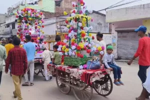 तजियेदारों ने मातम मनाकर चमकनी कर्बला में ताजियों को दफ़नाया।