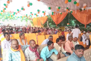 जनपद स्तरीय खरीफ मेला का विकास भवन में हुआ आयोजन