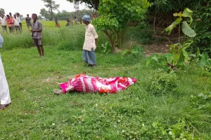  मृतक की पहचान ,क्षेत्र में मचा हड़कंप ,परिजन को हत्या होने की आशंका