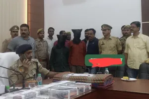 हेतापट्टी थाना थरवई में हुई घटना का पर्दाफाश।पुलिस मुठभेड़ में 04 नफर अभियुक्त गिरफ्तार।