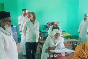 मदरसा तहफूजे इस्लाम में चार शिक्षक पदो पर हुई लिखित परीक्षा, 9 परीक्षार्थी हुए शामिल