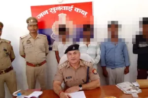 कुशीनगर : हनुमानगंज पुलिस ने बाइक गैंग डकैतो को किया गिरफ्तार