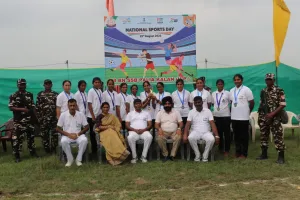 सशस्त्र सीमा बाल 39 वीं वाहिनी ने मनाया राष्ट्रीय खेल दिवस, प्रतिभागियों को किया पुरस्कृत 