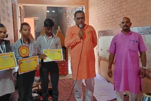 भामाशाह सरस्वती शिशु विद्या मन्दिर बरही में कंप्यूटर प्रतियोगिता में सफल हुए बच्चो को किया गया सम्मानित 