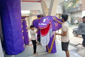 कुमारगंज में आज होगा रावण दहन, एक हजार गोलो व पटाखों से जलेगा पुतला