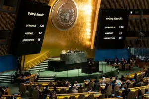 Israel Hamas War: UN महासभा में युद्ध रोकने का प्रताव हुआ पास, पक्ष में पड़े कुल 120 वोट 