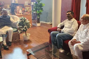 बरही के पूर्व विधायक मनोज यादव ने भाजपा प्रदेश अध्यक्ष बाबूलाल मरांडी व प्रतिपक्ष नेता अमर बाउरी से किया मुलाकात