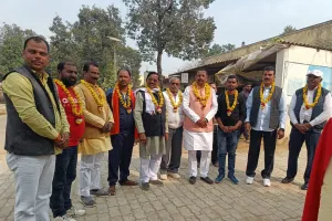 ग्राम पंचायत  भौदरी के महेश खेड़ा व हरिहरपुर पटस में ब्लॉक प्रमुख ने किया इंटरलॉकिंग रोड का शिलान्यास