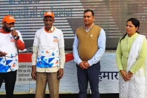 भानपुर में विकसित भारत संकल्प यात्रा का भव्य स्वागतः दिया जानकारी