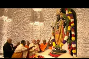 श्री राम मंदिर अयोध्या में सम्पूर्ण प्राण प्रतिष्ठा द्रव्य दर्शन #news #breakingnews #ayodhya #up