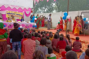 बच्चों की अंतर्मुखी प्रतिभा को रंगमंच पर ले आना वार्षिकोत्सव का असली उद्देश्य। हनुमान प्रसाद वर्मा। 