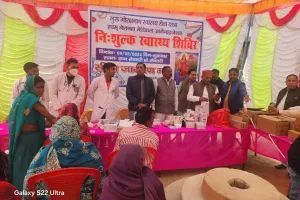 सीमा जागरण मंच के तत्वावधान में निशुल्क स्वास्थ्य शिविर आयोजित